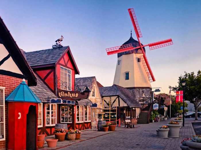 Solvang, California, looks straight out of Disneyland.