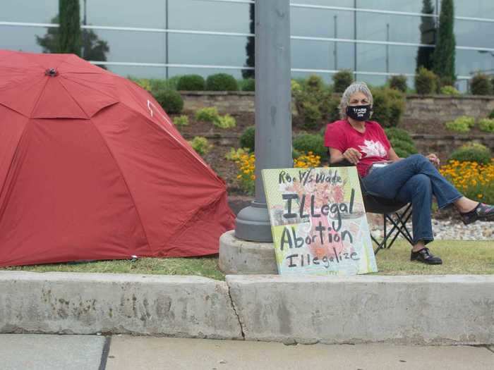 Deedee Mannor is attending the rally because of her beliefs about abortion. "We are in a Holocaust," Mannor said. "Pro-life is not working. The only antidote is illegalizing."