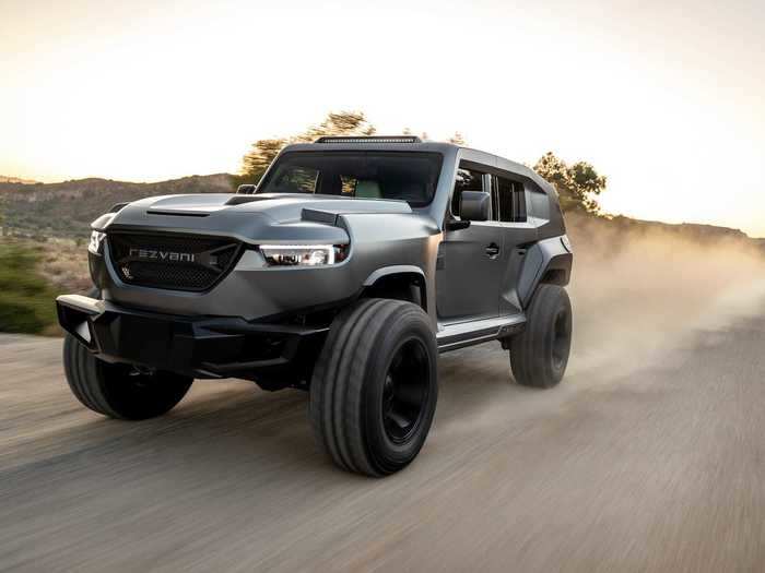 The Tank has a steel body-on-frame design, which means it’s good at off-roading.