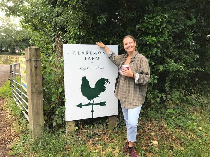 When I turned up at 8:30 am on a Monday morning, I was asked if I could help by picking strawberries for the shop that would open to the public at 10 am.