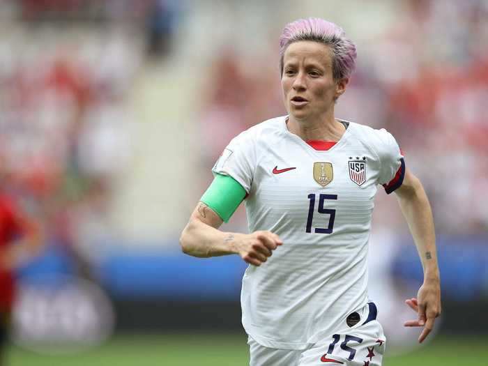 Soccer star Megan Rapinoe is openly gay.