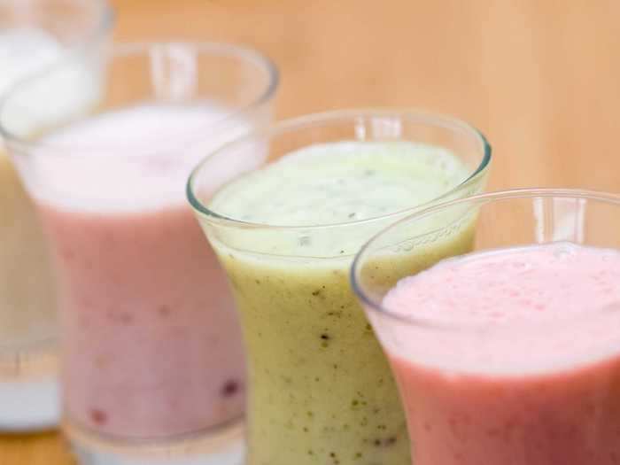 Freeze fruit for fresh smoothies.