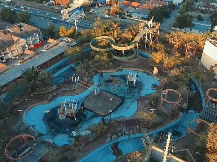 Safari Lagoon Waterpark in Pandan, Selangor, Malaysia, was built on the roof of a shopping center.