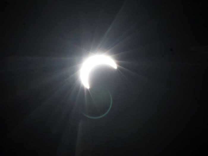 The eclipse started from around 9 a.m. across India.