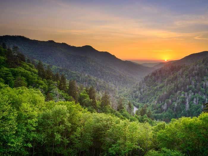 TENNESSEE: The Great Smoky Mountains National Park is the most visited National Park in the US.