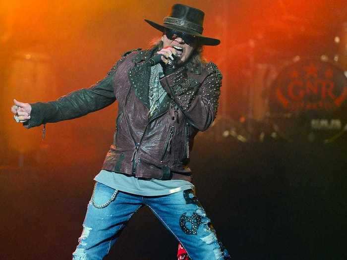 Axl Rose of Guns N