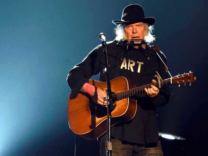 Neil Young was one of the first musicians to tell Trump to stop playing his music.