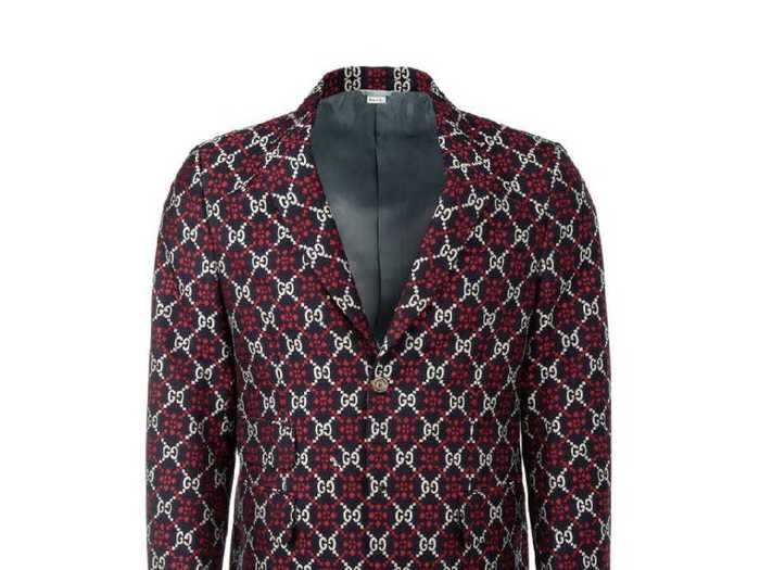 Music-industry stylist Alexander Allen offered up a bit of personality: A patterned logo Gucci blazer.