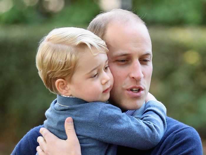 Through the years that followed, William and George seemed to develop a close father and son bond.