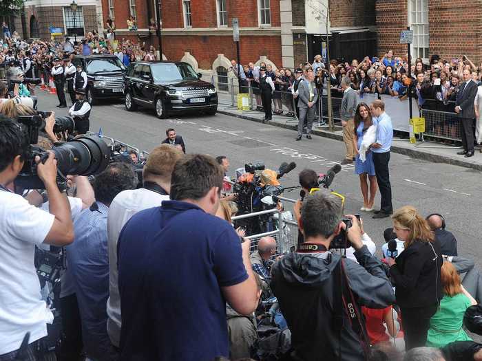 Although Prince George received slightly more cameras pointed at him than a regular baby after his birth ...