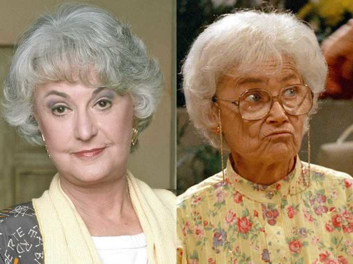 Even though Sophia looked decades older than her daughter Dorothy on "The Golden Girls," Bea Arthur and Estelle Getty are only one year apart — and Arthur was older.