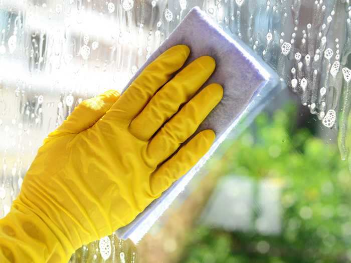 Glass cleaner is another cleaning product that you can DIY.