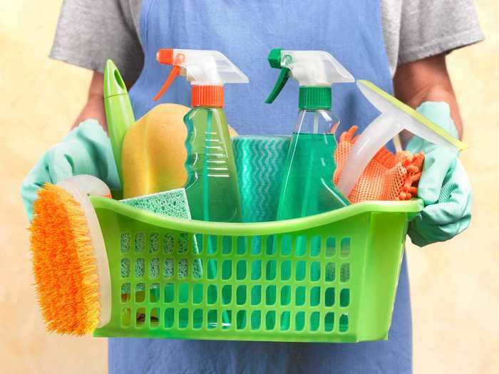 Homemade all-purpose cleaner can be made from items in your pantry.