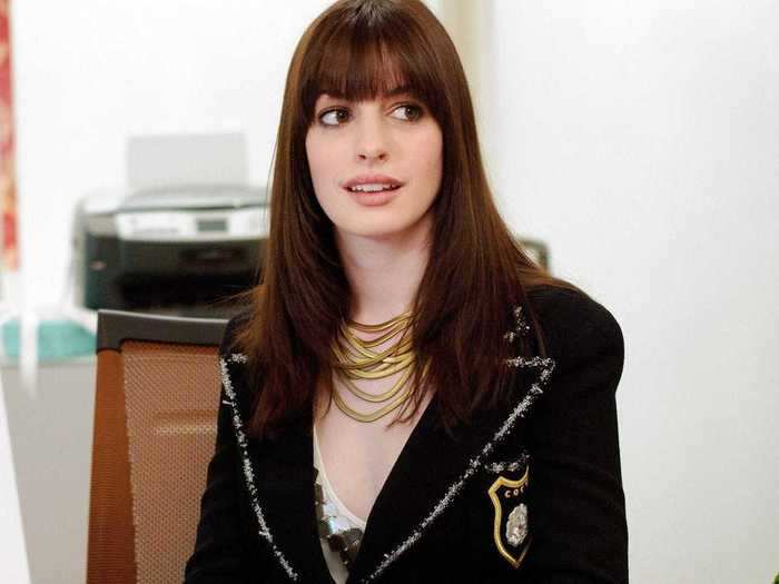 Anne Hathaway portrayed a young journalist named Andy Sachs, who got hired to be  an assistant to Miranda.