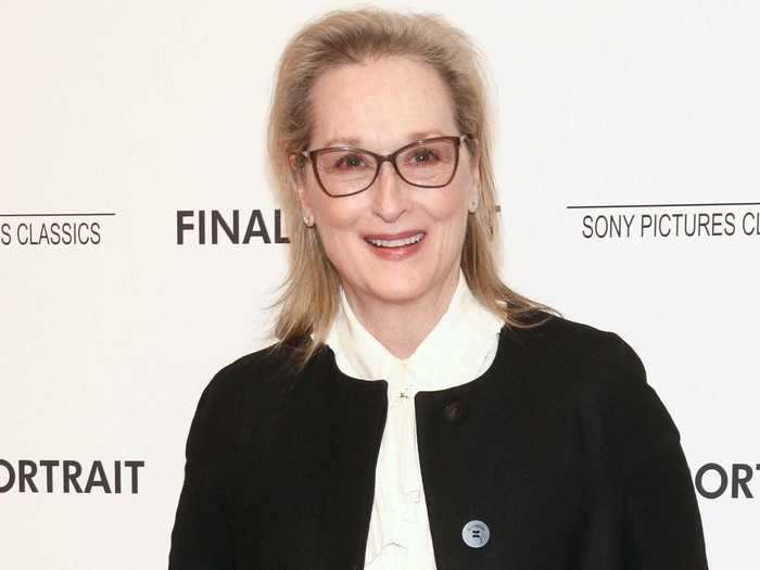 Streep played Aunt March in Greta Gerwig