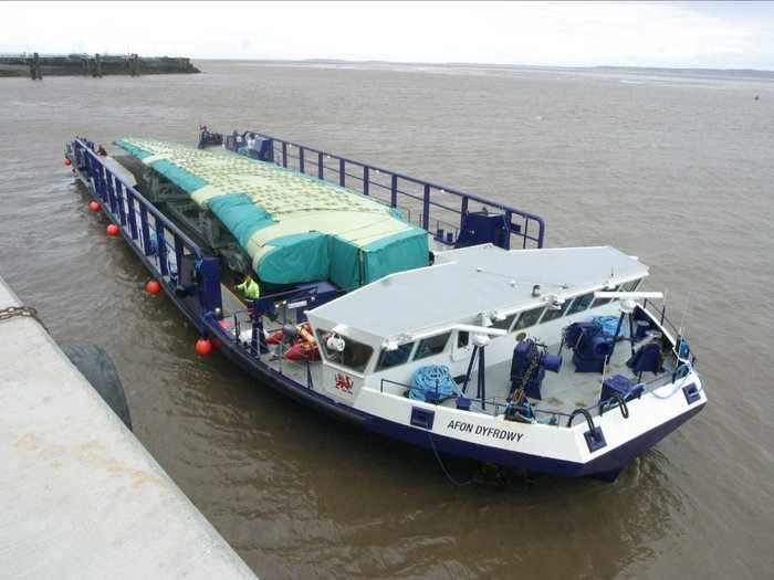 Getting there requires a complex system of ships, barges, and trucks that meet in Langon, France, near the French Atlantic coast, for the final haul to the final assembly line.