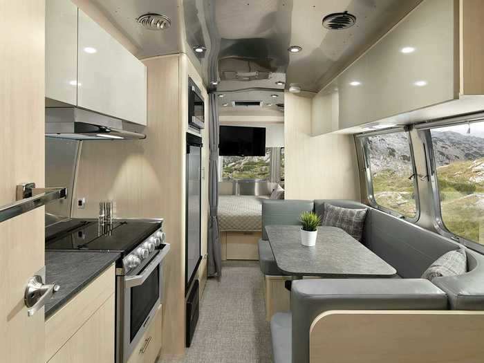 Flying Cloud customers have the option to pick between two Ultraleather fabrics for the trailer