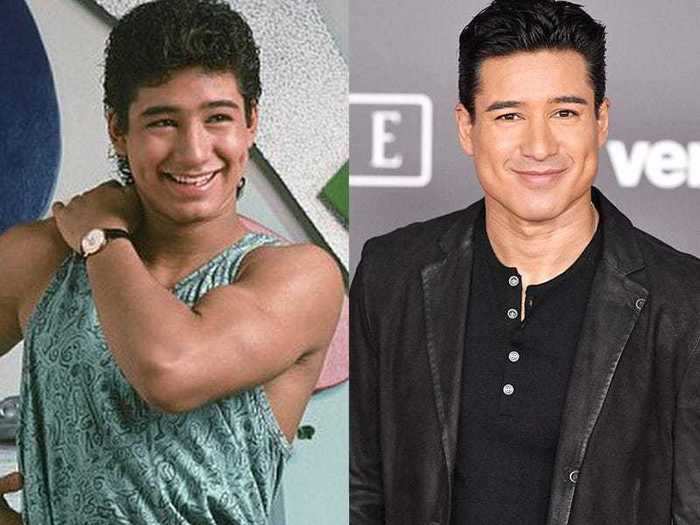 Mario Lopez also started his empire by playing the muscle head A.C. Slater in the show.