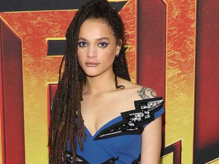 Sasha Lane, 24, is a queer actress known for films like "American Honey" and "Hellboy."