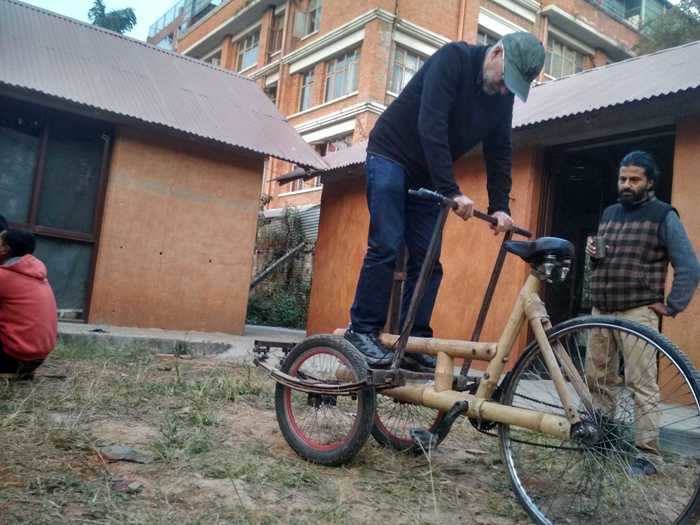 Using locally available bamboo made the bike more eco-friendly.