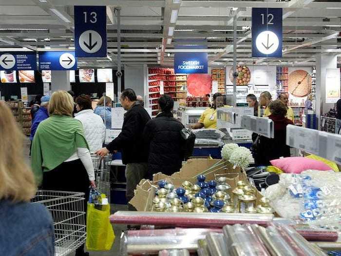 The store hires additional employees around the holiday season, so don