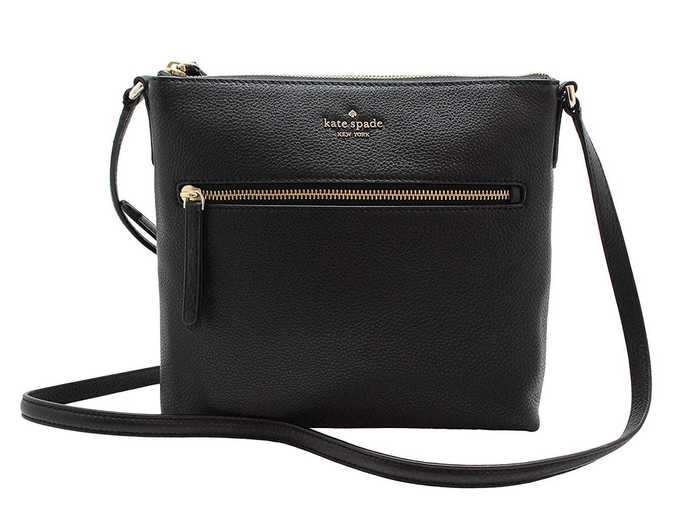 Jackson Pebbled Leather Shoulder/Top Zip Crossbody Bag