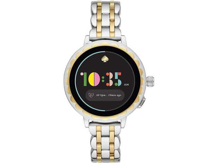 Stainless Steel Touchscreen Smartwatch with Heart Rate, GPS, NFC, and Smartphone Notifications