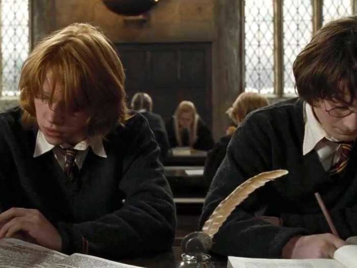 Harry and Ron made up fake predictions for Divination, but they all came true anyways.