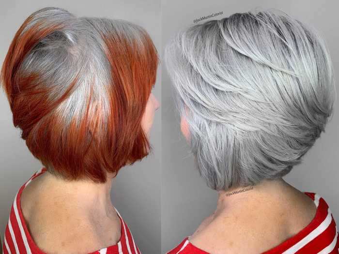 Many women love how much lower-maintenance their hair is after going gray.