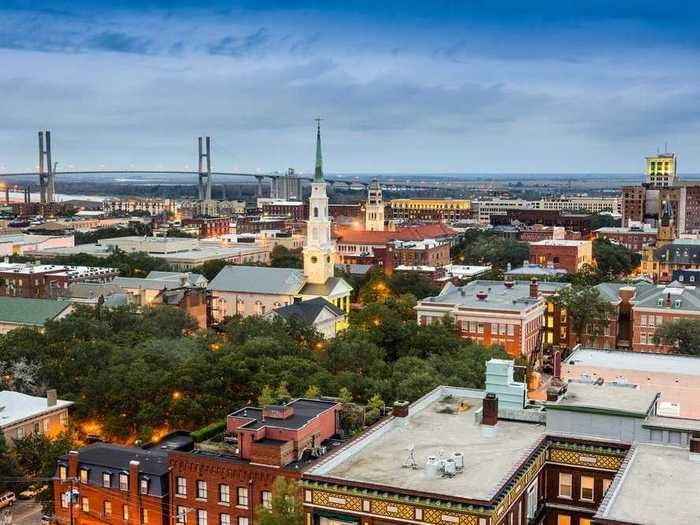 GEORGIA: Savannah, est. 1733