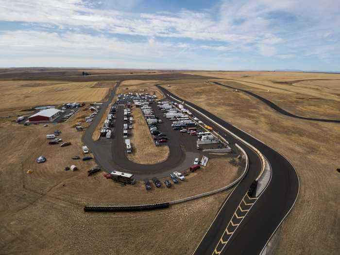 In case of an emergency, the racetrack also has hydrants and fire protection storage spaces.