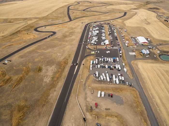 The Oregon Raceway Park property also has six restrooms with showers, four portable toilets, an EMT room, and above-ground refueling stations.