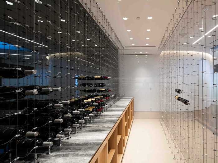 There is also a 1,000-bottle wine room and catering kitchen.