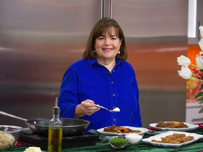 Ina Garten taught herself to cook using Julia Child