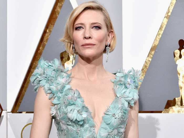 Cate Blanchett expressed her disapproval of negative comments about women online.