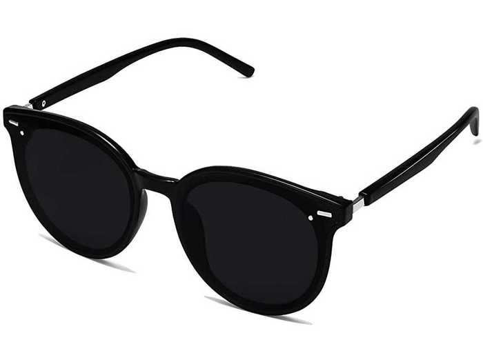 SOJOS Classic Round Frame Sunglasses