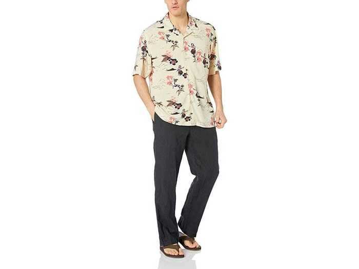 A tropical-inspired shirt