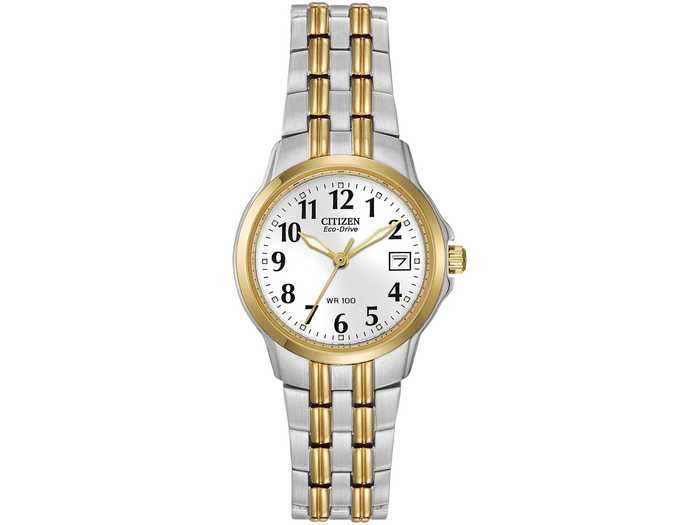 Citizen Eco-Drive Silver- and Gold-Toned Watch