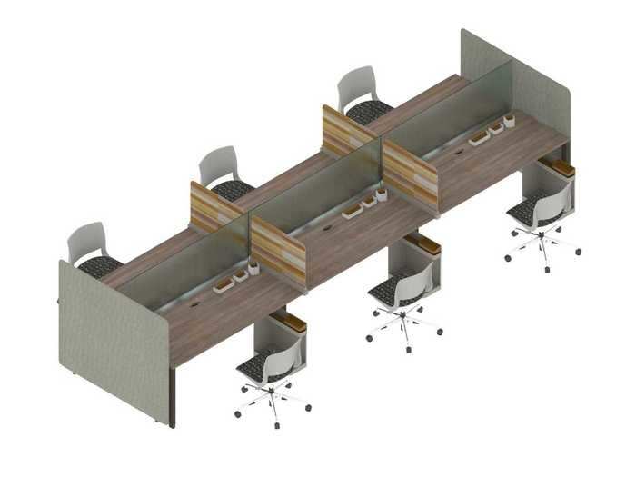 The popular open office, with its open floorplan and its bench system, isn