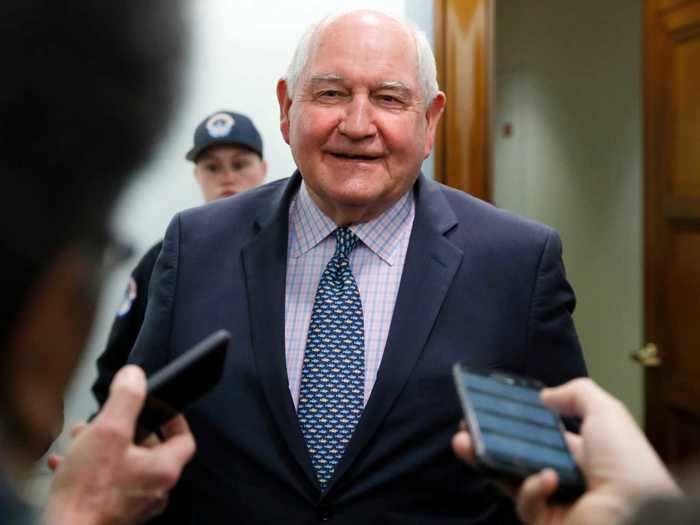 Agriculture Secretary Sonny Perdue