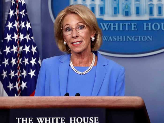 Education Secretary Betsy DeVos