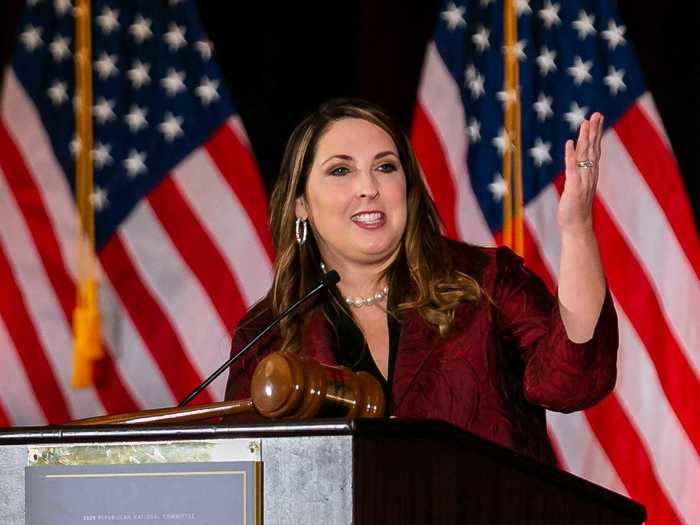 Republican National Committee Chairwoman Ronna McDaniel