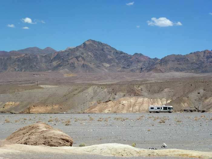 Big Pine Road cuts through Death Valley, one of the most inhospitable places on Earth.