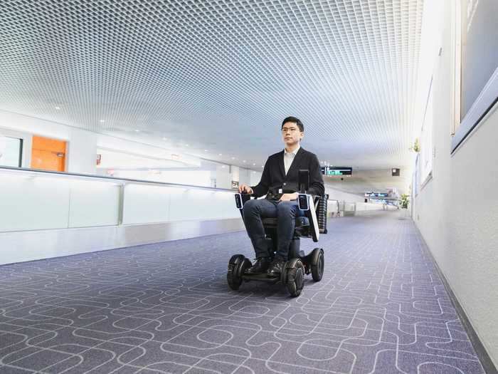 The mobility service is the "first of its kind" to be used in airports, according to a YouTube video by Whill.