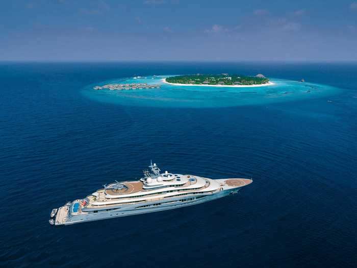 The 450-foot-long Flying Fox is the largest yacht available for charter in the world, according to Boat International.