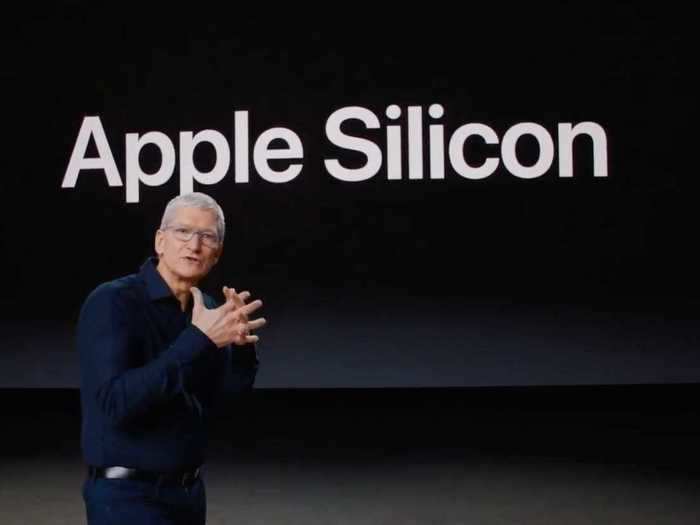 Apple silicon will launch this year.