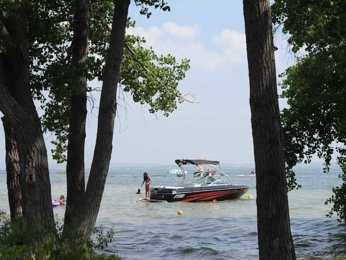 Lake McConaughy in Keith County, Nebraska, is nicknamed Big Mac because of its immense size.