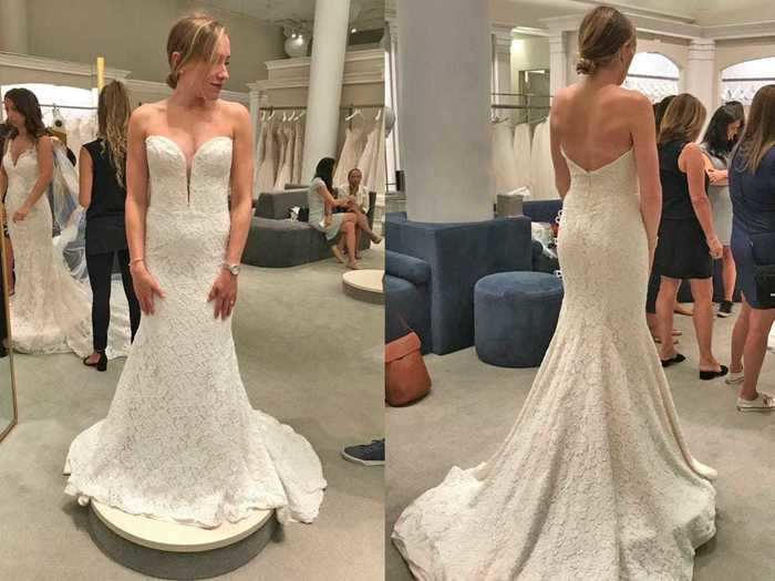 Victoria fell in love with the first dress she tried on at Kleinfeld.