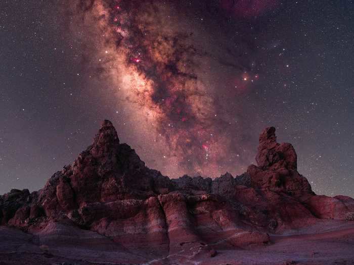 Mehmet Ergün called this photo "Milky Way over Parque Nacional del Teide."