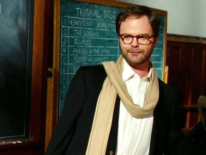 Rainn Wilson played a professor in "Transformers: Revenge of the Fallen" (2009).